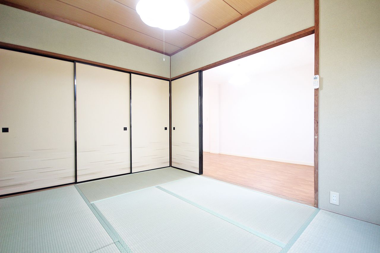 洋室ばかりの賃貸物件が増えてきましたが、日本人の心を忘れない和室があるのもいいですね。