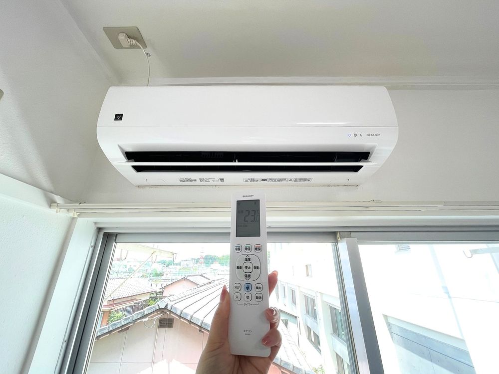 エアコン2台完備 和室、LDKにそれぞれエアコン付いてます♪元々ついてると安心ですよね。